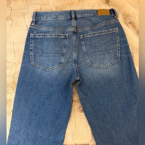 NWT American Eagle low rise baggy flare jeans Size 0 - Picture 13 of 14